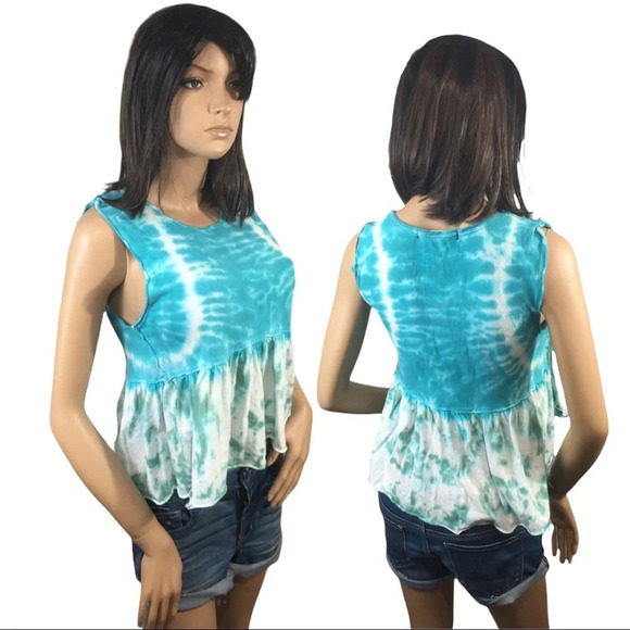 We The Free Tops - WS919 We The Free Tie Dye Sleeveless Blouse Top XS